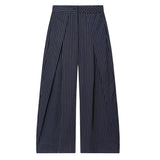 Women's Wide-Leg Pants Pleated Front Full Length – Office Presentation