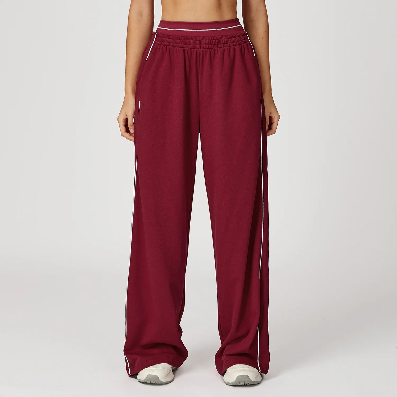 Women's Wide Leg Sweatpants Elastic Waist – Daily Jogging