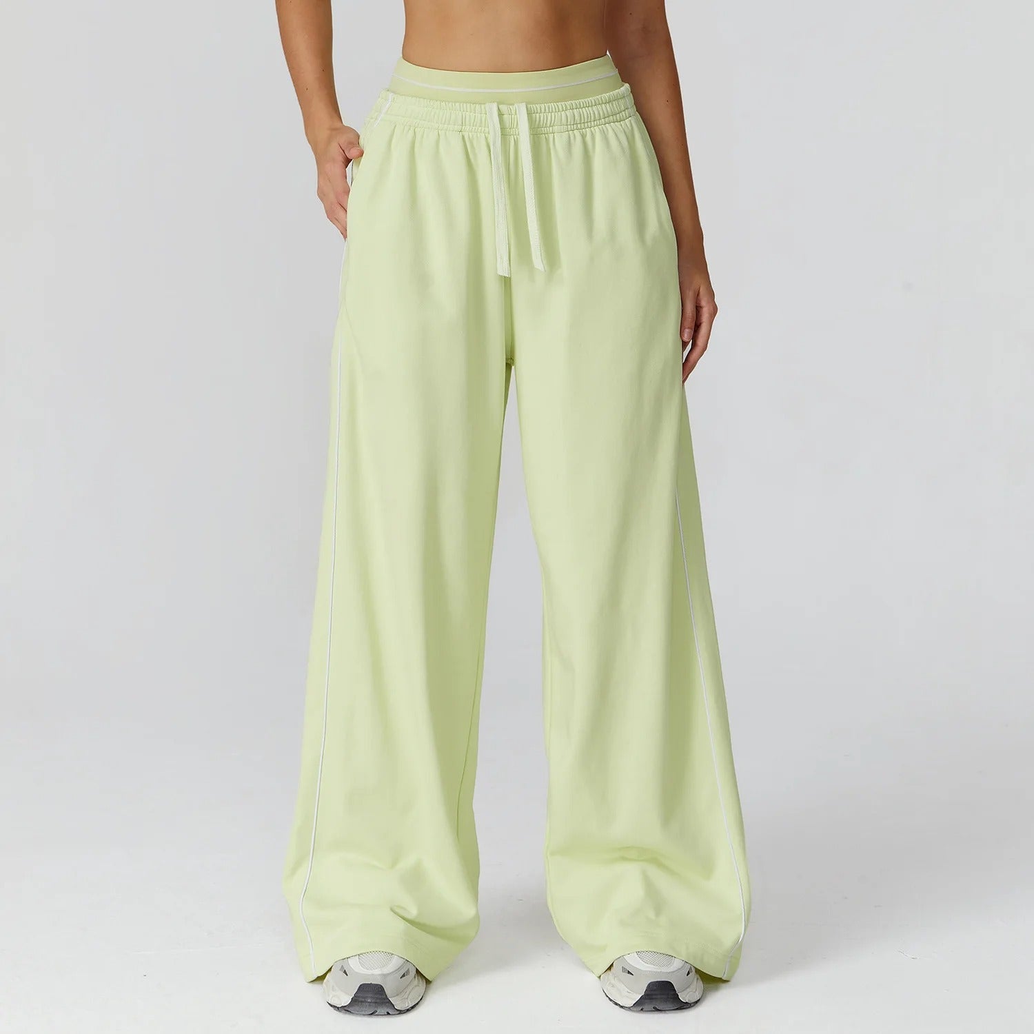 Women's Wide Leg Sweatpants Elastic Waist – Daily Jogging