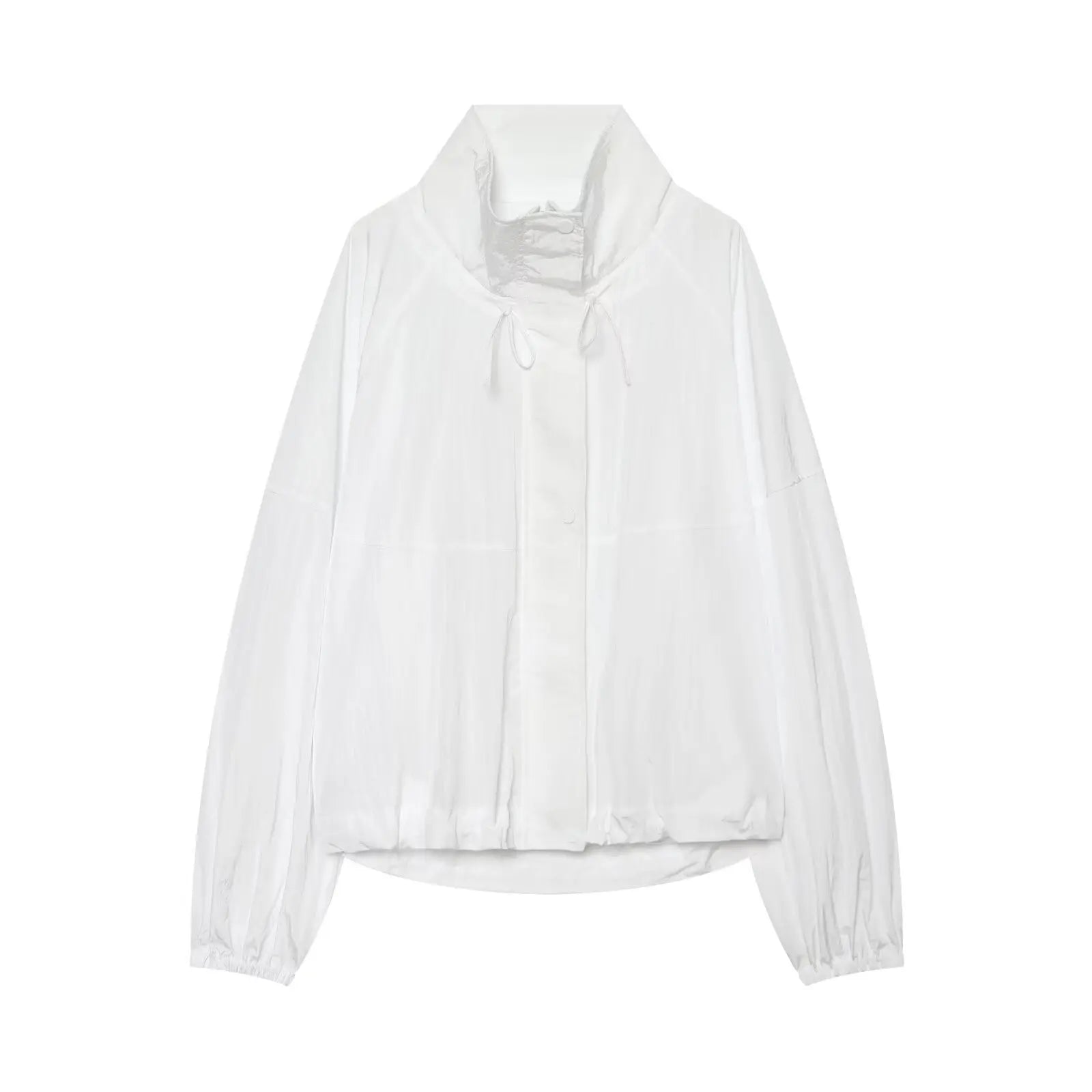 Women's Windbreaker Jacket Stand Collar Raglan Sleeve – Travel Days