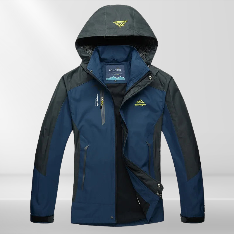 Women's Windbreaker Rain Jacket Hooded High Collar Zip – Outdoor Gear