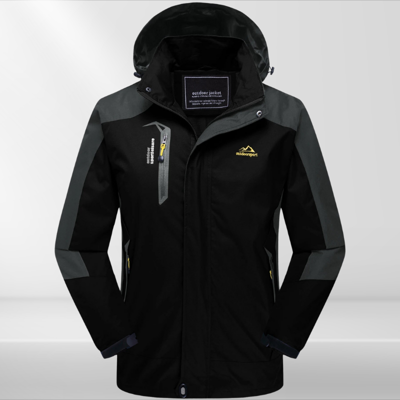Women's Windbreaker Rain Jacket Hooded High Collar Zip – Outdoor Gear