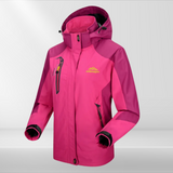 Women's Windbreaker Rain Jacket Hooded High Collar Zip – Outdoor Gear