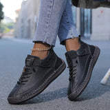 Women's Ankle Sneakers Lace Up Strap Round Toe – Going Out Casual