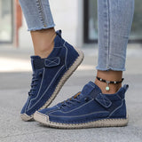 Women's Ankle Sneakers Lace Up Strap Round Toe – Going Out Casual