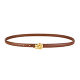 Women's Belt Knot Buckle Slim Strap – Styling Accessory
