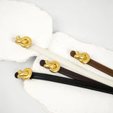 Women's Belt Knot Buckle Slim Strap – Styling Accessory