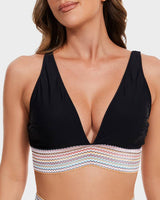 Women's Bikini Set High Waist V Neck Ruched – Beach Vacation