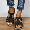 Women's Open Toe Sandals T Strap Slingback Low Wedge – Summer Casual