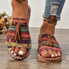 Women's Slide Sandals Open Toe Wide Strap Tassel Flat – Beach Wear