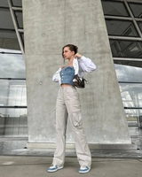 Women's Cargo Pants Wide Leg Side Pocket – Going Out Streetwear
