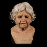 Women's Character Mask Full Face Head Cover Molded Details – Halloween Costume Night