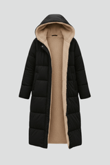 Women’s Coat Hooded Quilted Long Sleeve – Winter Errands