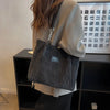 Women's Corduroy Shoulder Bag Zip Top Dual Strap – Everyday Tote