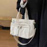 Women's Crossbody Bag Multi Pocket Zip Tote Top Handle – Campus Commute
