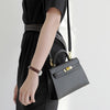 Women's Crossbody Bag Rectangular Top Handle Turn Lock – Going Out