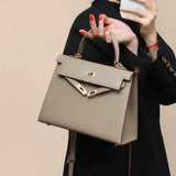 Women's Crossbody Bag Rectangular Top Handle Turn Lock – Going Out