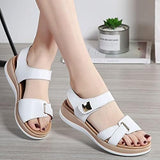 Women's Flat Sandals Open Toe Adjustable Strap – Summer Walking