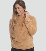 Women’s Fleece Hoodie Kangaroo Pocket Long Sleeves Ribbed Trim – Morning Market Visits