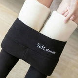 Women’s Fleece-Lined Pants High Waist Wide Waistband Tapered Leg – Winter Travel Days