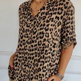 Women's Floral Button Down Shirt Long Sleeve Collar – Summer Wear