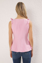 Women's Halter Neck Top Sleeveless Tie Back – Evening Top