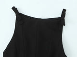 Women's Halter Neck Top Sleeveless Tie Back – Evening Top