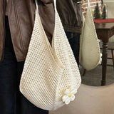 Women's Hollow Weave Crochet Bag Shoulder Straps – Daily Use