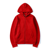 Women's Hoodie Zip Front Long Sleeve Kangaroo Pocket – Daily Streetwear