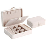 Women's Jewelry Box Flip Top Earring Board Ring Rolls – Vanity Setup