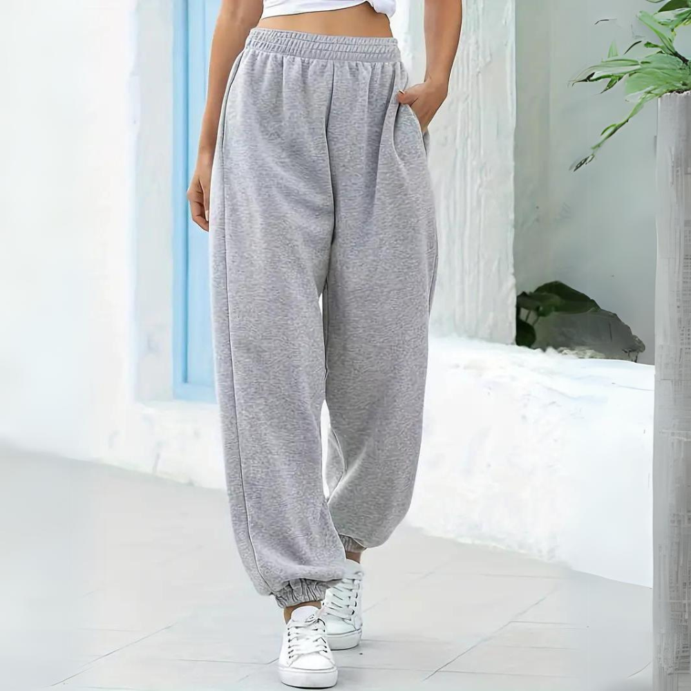 Women's Jogger Sweatpants Elastic Waist Tapered – Jogging Wear