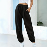 Women's Jogger Sweatpants Elastic Waist Tapered – Jogging Wear