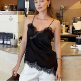 Women's Lace Camisole Top Spaghetti Strap – Night Out