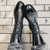 Women's Lace Up Ankle Boots Rounded Cap Toe – Seasonal Everyday Style