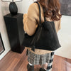 Women's Large Slouchy Tote Bag Trapezoid Snap Button – Everyday Boho