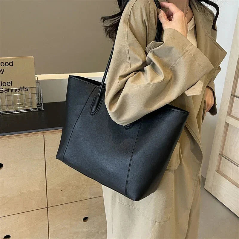 Women's Large Structured Tote Bag Shoulder Handles – Work