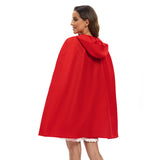Women's Little Red Riding Hood Costume Cloak Apron – Halloween Storybook Event