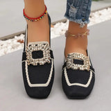 Women's Loafers Closed Toe Buckle Slip On – Daily Workwear