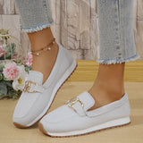 Women's Loafers Slip On Horsebit Closed Toe Low Sole – Daily Errands
