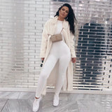 Women's Long Sleeve High Neck One Piece Jumpsuit – Daywear
