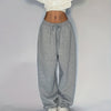 Women's Lounge Sweatpants Elastic Waist Drawstring – Streetwear Style