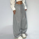 Women's Lounge Sweatpants Elastic Waist Drawstring – Streetwear Style