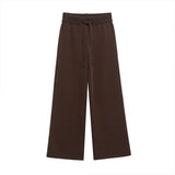 Women's Loungewear Set Zip Neck Long Sleeve Wide Leg Pants – Road Trip