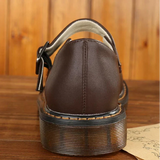 Women's Mary Jane Shoes Closed Toe Buckle Strap Raised Sole – Casual Wear