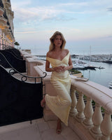 Women's Maxi Dress Off Shoulder Fitted Backless – Wedding Guest