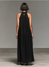 Women’s Maxi Dress Ruffled Halter Sleeveless – Resort Dinners