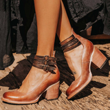 Women's Multi Strap Block Heels Closed Toe – Going Out