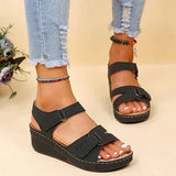 Women's Platform Sandals Open Toe Adjustable Buckle Strap – Beach Vacation