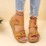 Women's Platform Sandals Open Toe Adjustable Buckle Strap – Beach Vacation