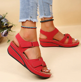 Women's Platform Sandals Open Toe Adjustable Buckle Strap – Beach Vacation
